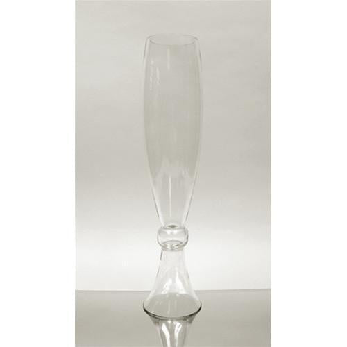 Tall Garnier Floral Vase Centerpiece, Clear, 23-Inch, 4-Count