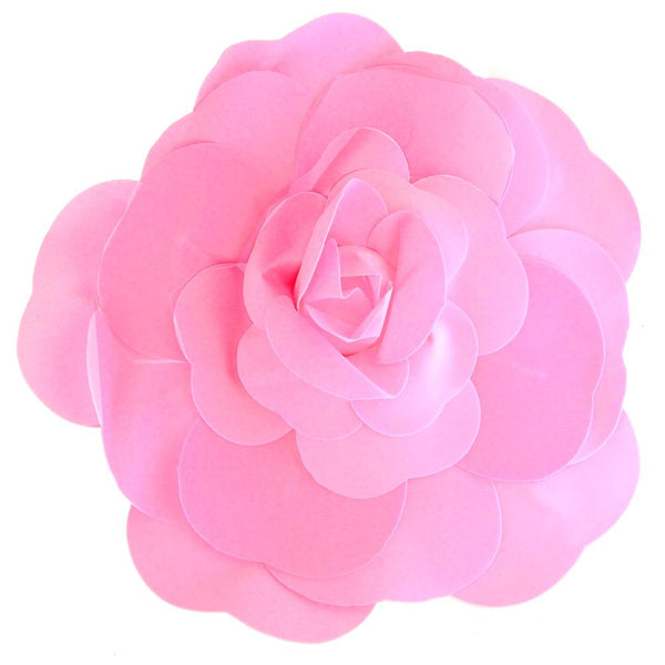 Rose Foam Wall Flower, Pink, 19-Inch